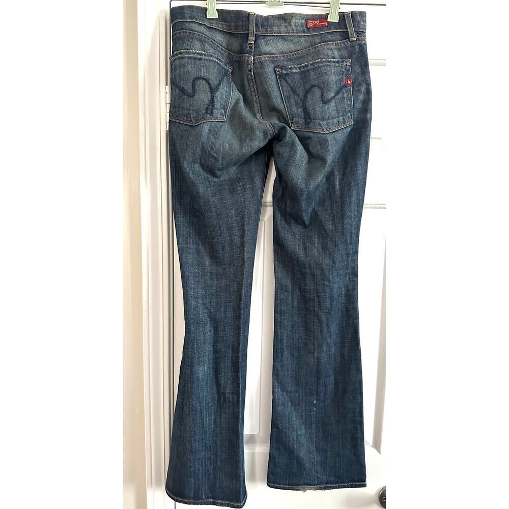 CITIZENS OF HUMANITY Kelly #001 Low Waist Bootcut Denim Stretch Jeans COH Sz 27 - Picture 2 of 8